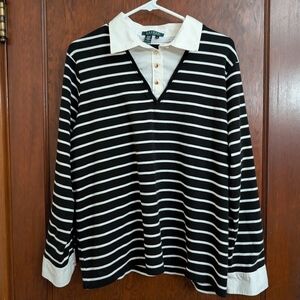 Women's Lauren Ralph Lauren Striped Two-in-one Top